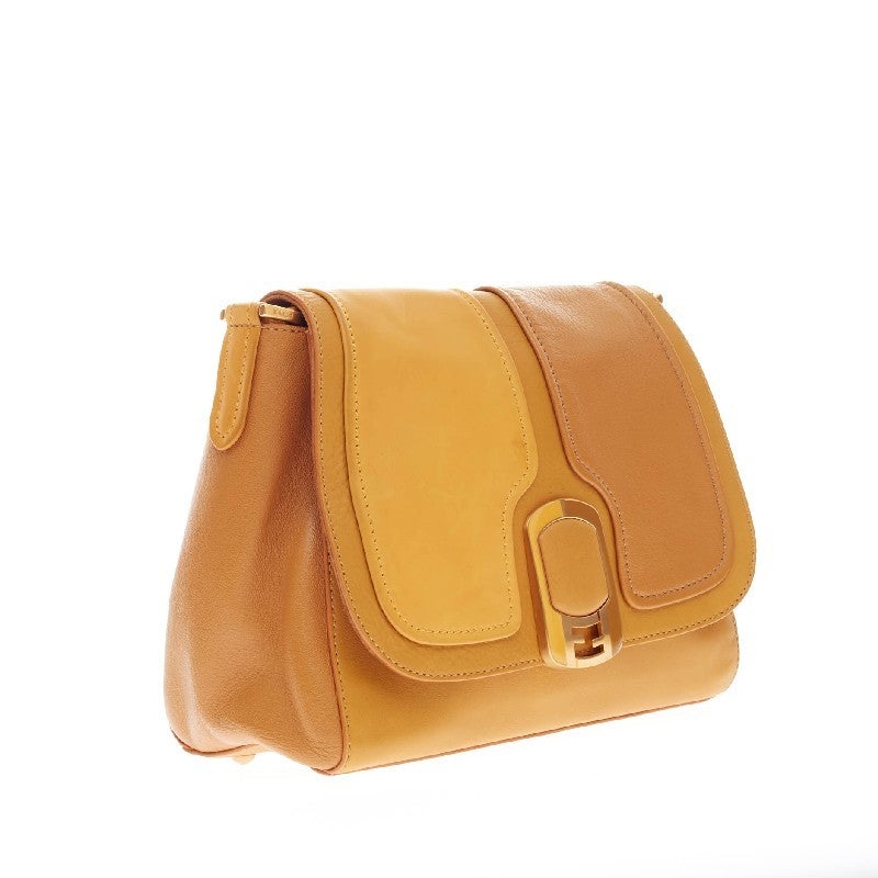 Fendi Anna Flap Bag Leather In Good Condition In NY, NY