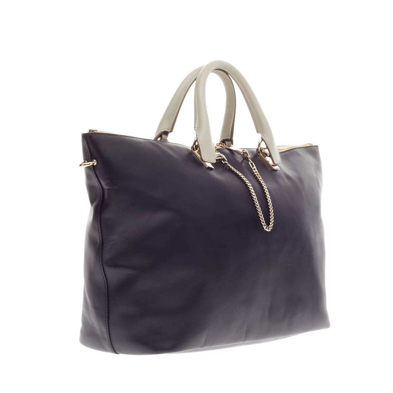 Chloe Baylee Tote Leather Large In Good Condition In NY, NY