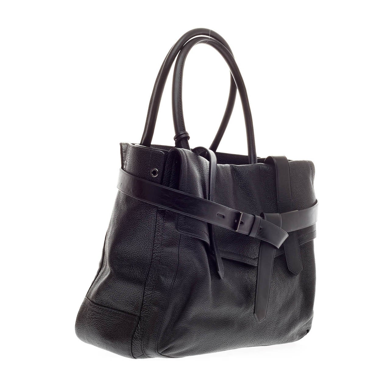 Reed Krakoff Boxer Tote Leather Medium In Good Condition In NY, NY