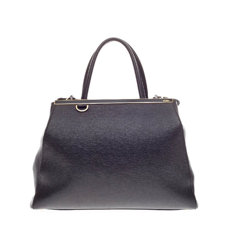 Fendi 2Jours Leather Medium