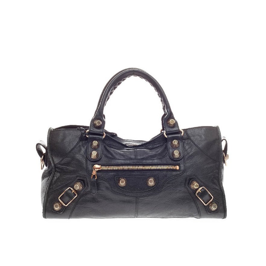 Balenciaga Part Time Giant Studs Leather