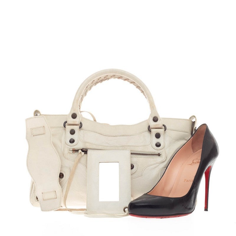 Balenciaga First Classic Studs Leather