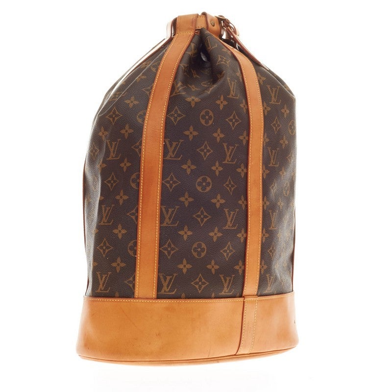 Louis Vuitton Randonnee Monogram Canvas GM In Good Condition In NY, NY