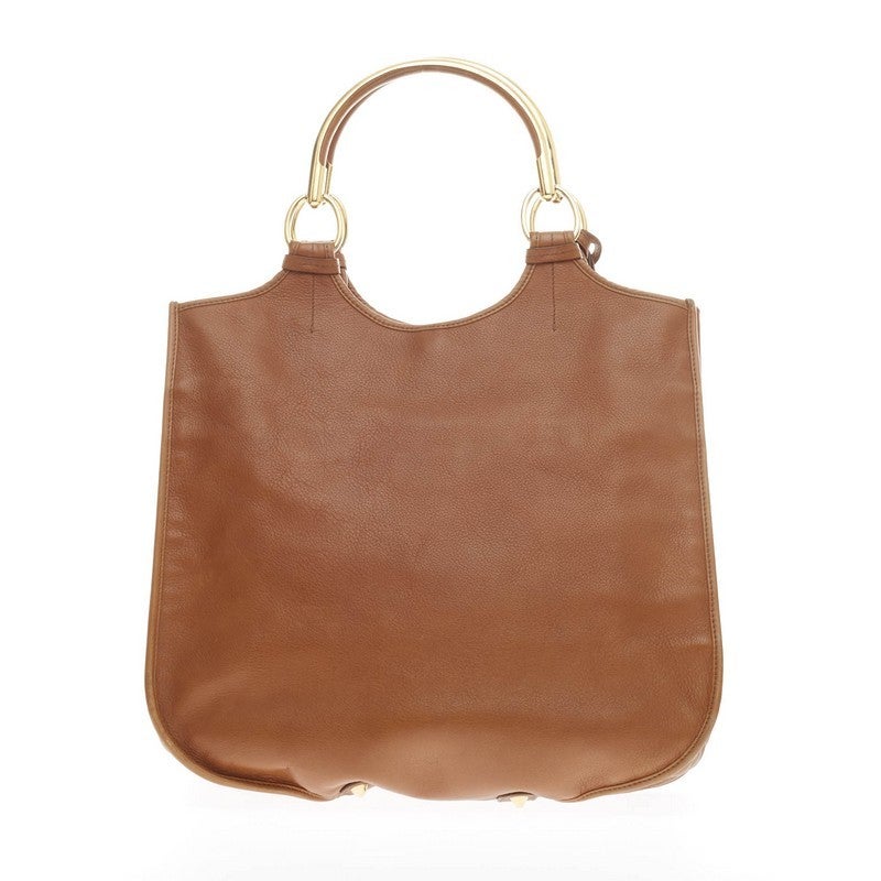 Christian Dior 61 Tote Leather In Good Condition In NY, NY
