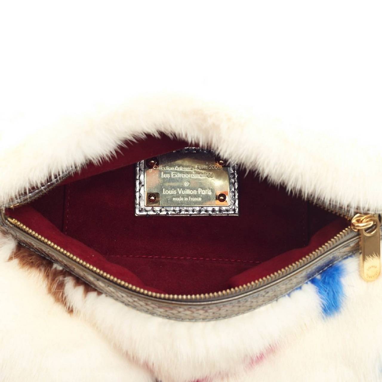 Louis Vuitton Bum Bag Limited Edition Multicolor Monogram Mink In Good Condition In NY, NY