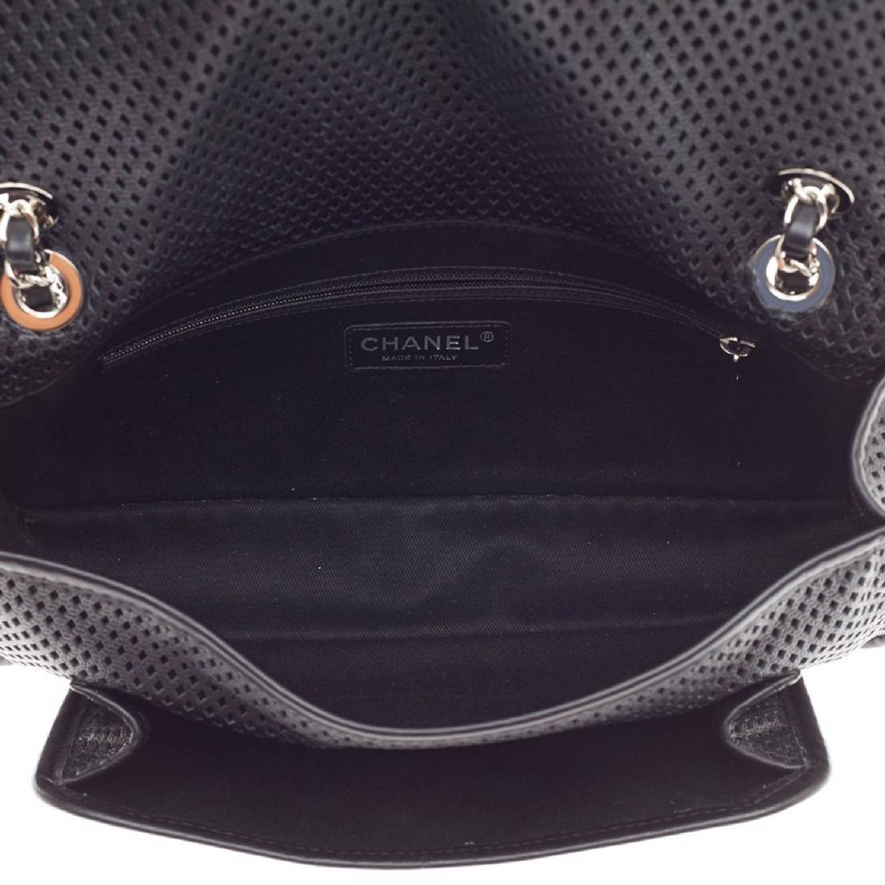 Chanel Up In The Air Flap Perforated Leather 2