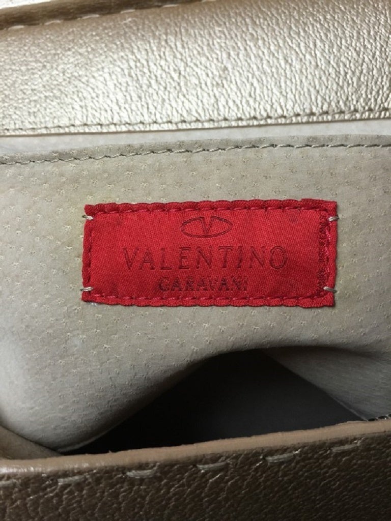 Valentino Frame Handle Bag Leather 3