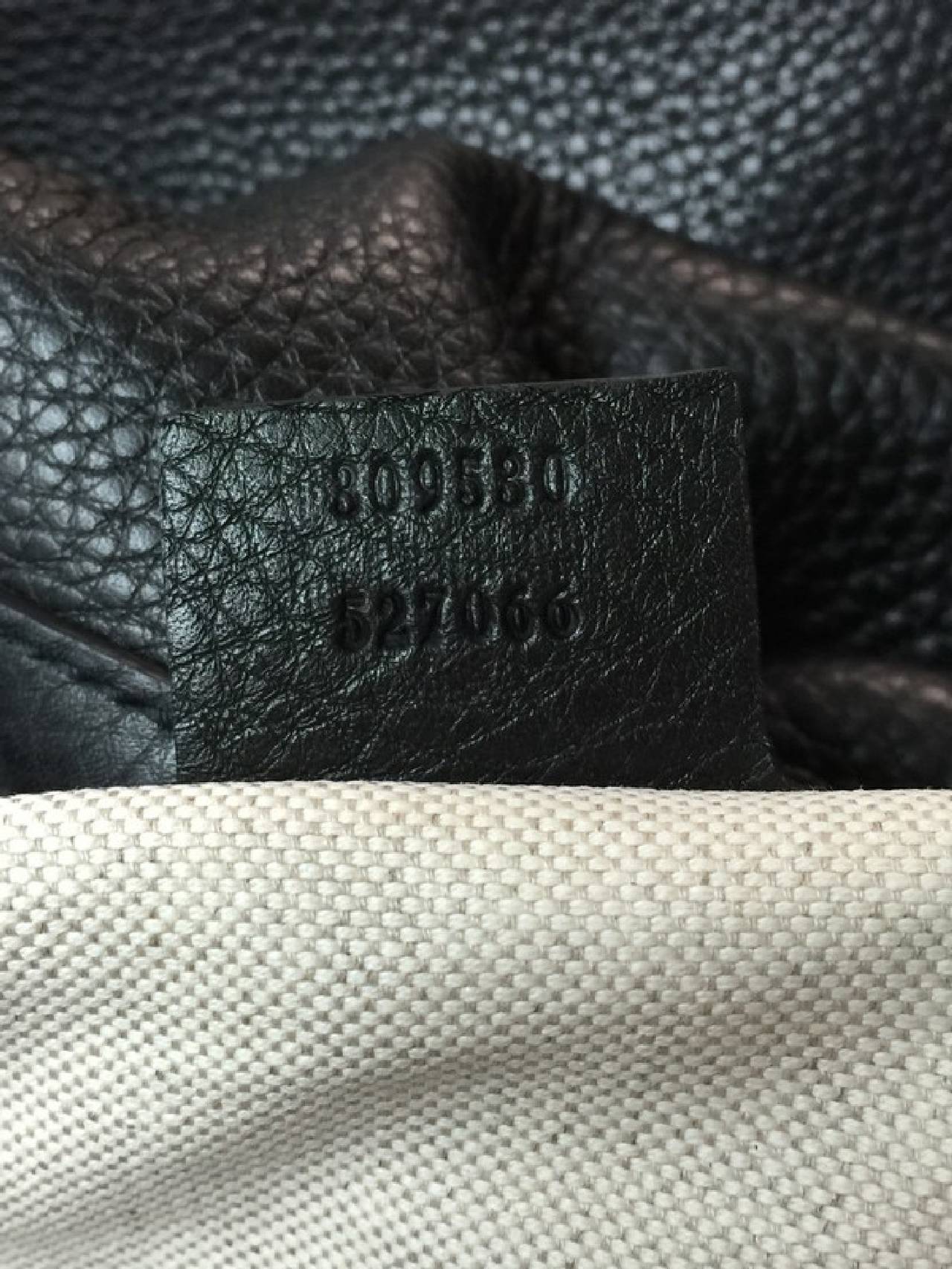 Gucci Twill Hobo Leather 3