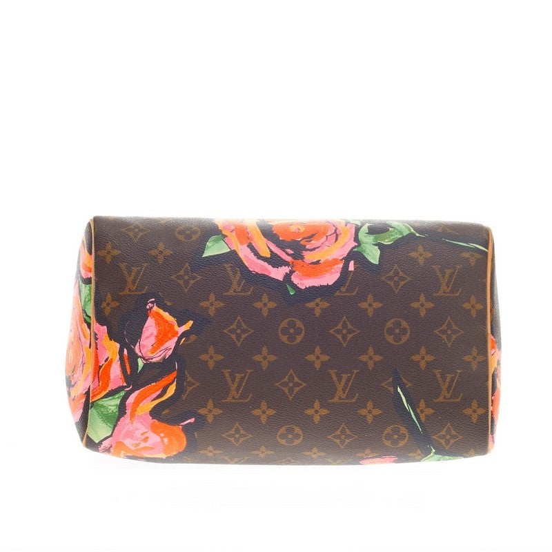 Louis Vuitton Speedy Limited Edition Monogram Canvas Roses 30 1