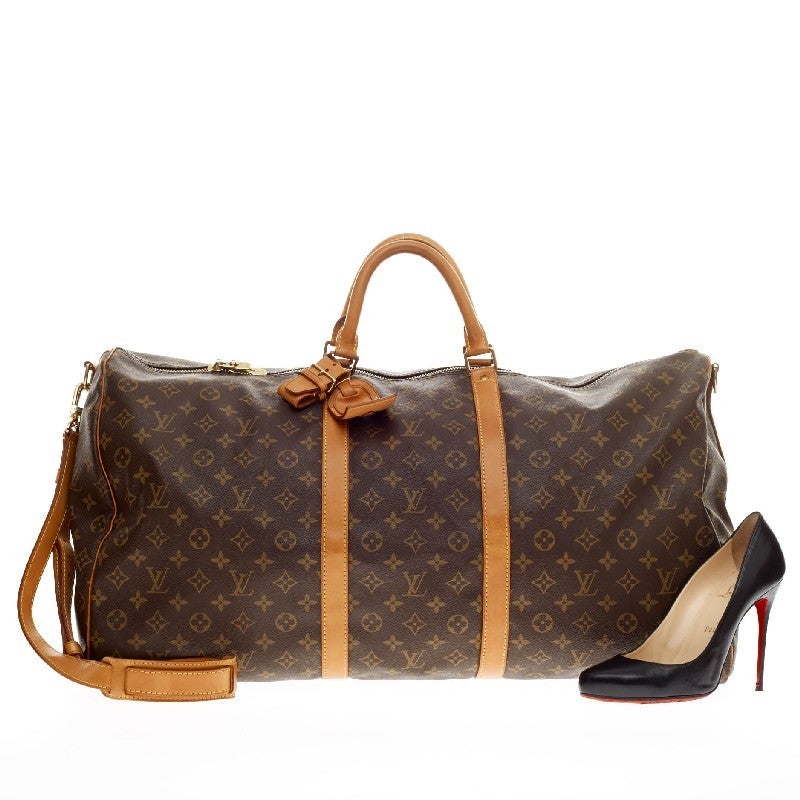 Louis Vuitton Keepall Bandouliere Monogram Canvas 60 at 1stdibs
