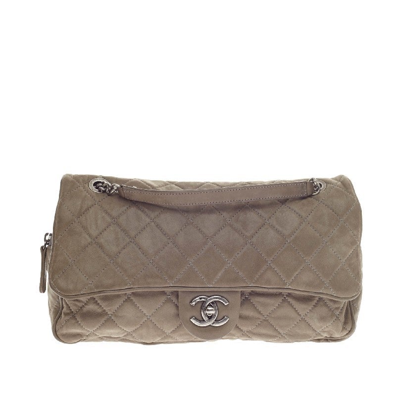 Chanel Shiva Flap Bag Leather Large at 1stDibs