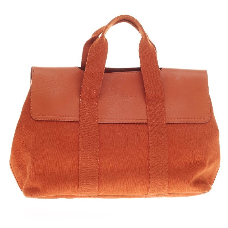Women's Hermes Valparaiso Toile and Leather MM