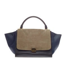 Celine Trapeze Suede Medium