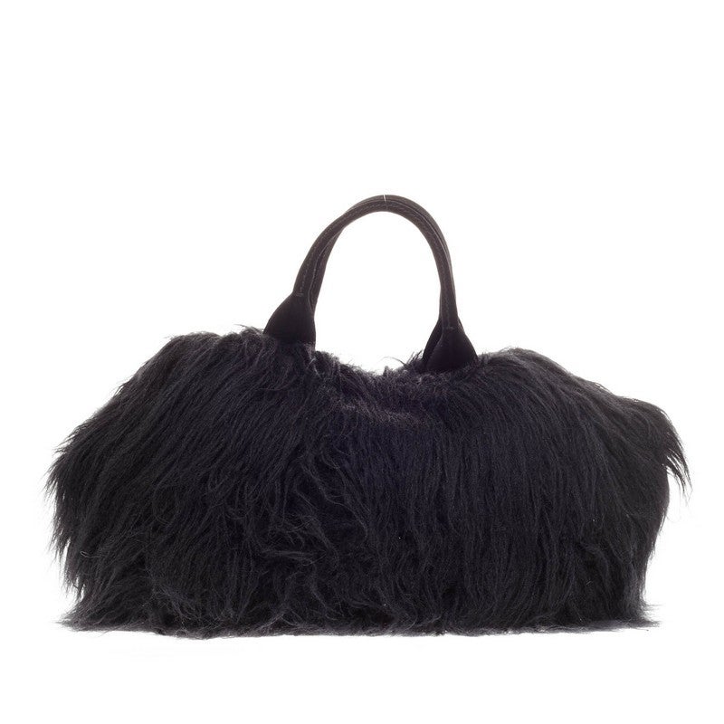 Prada Eco Kidassia Tote Faux Fur at 1stDibs