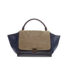 Celine Trapeze Suede Medium