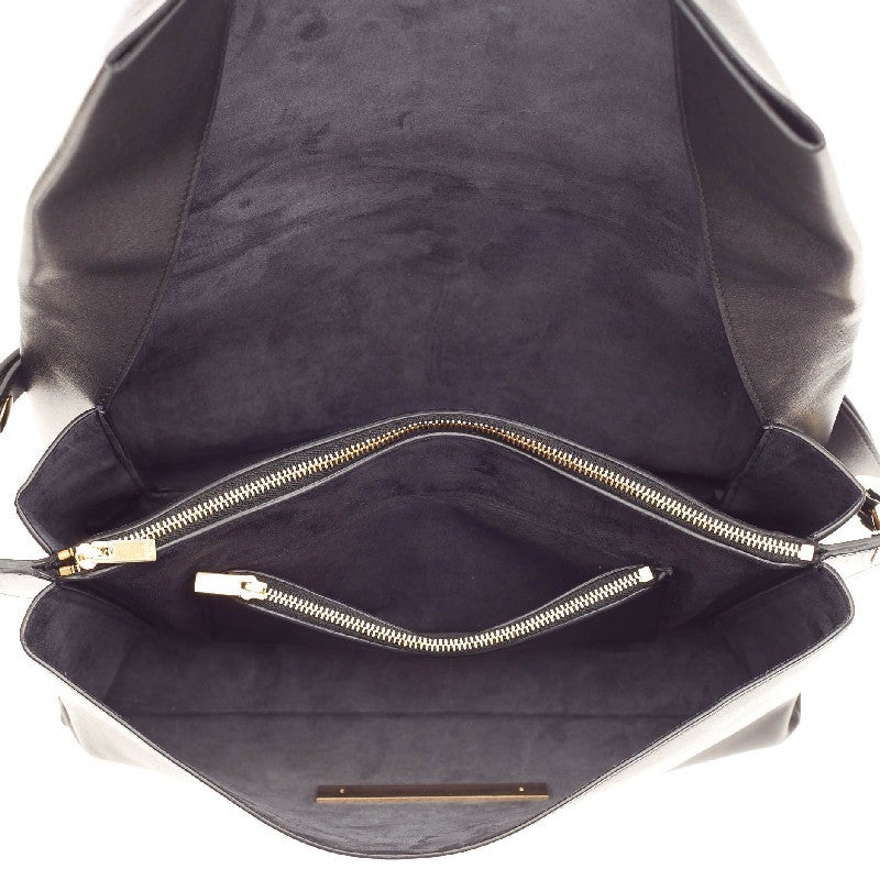 celine blade shoulder bag leather