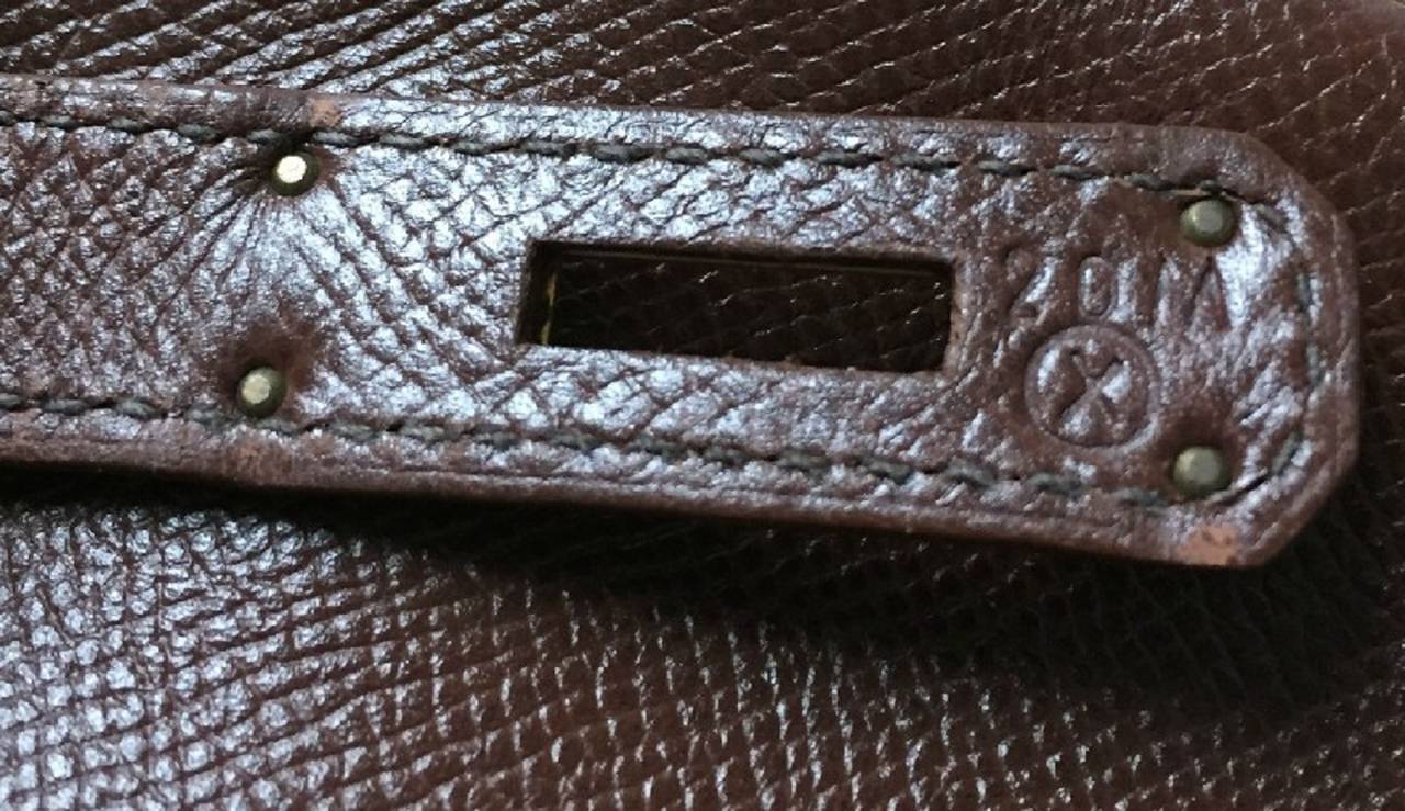 used hermes birkin bag - Hermes Birkin HAC Havane Courchevel with Gold Hardware 32 at 1stdibs