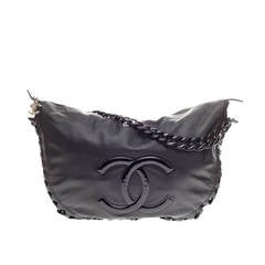Chanel Resin Modern Chain Hobo Calfskin