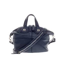 Used Givenchy Nightingale Satchel Leather Micro