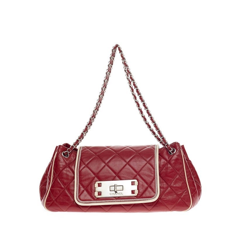 Chanel Quilted Accordion Mademoiselle Flap Bag