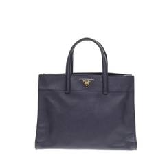 Prada Soft Triple Pocket Tote Saffiano Leather