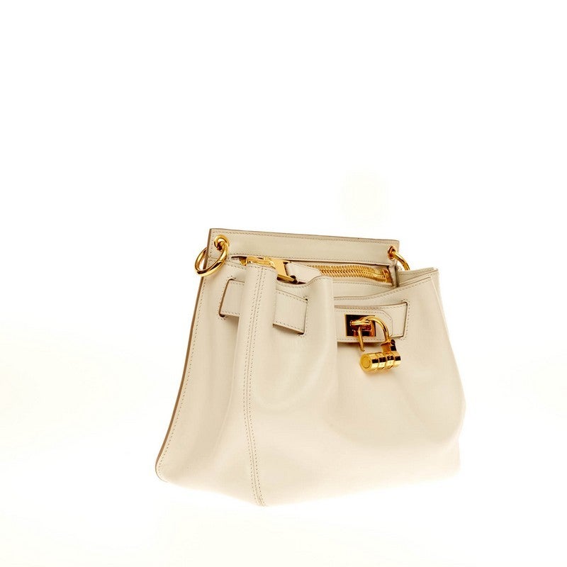 Tom Ford Lock Front Crossbody Leather In Good Condition In NY, NY