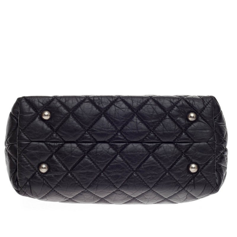 Chanel Reissue 2.55 Shopping Tote Aged Quilted Calfskin 2