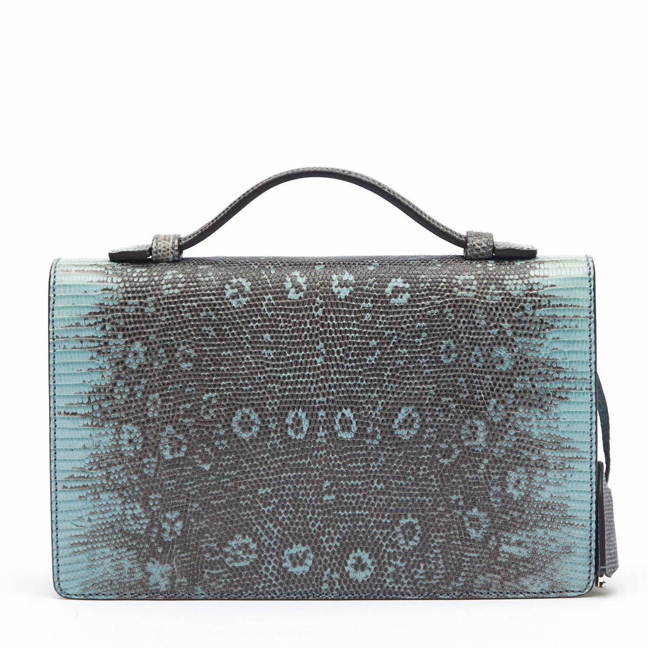 Gucci Lady Lock Briefcase Clutch Python 1