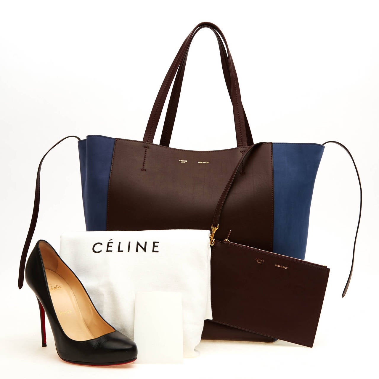 Celine Phantom Cabas Leather Medium In Good Condition In NY, NY