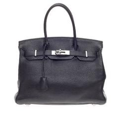 Hermes Birkin Black Togo with Palladium Hardware 30