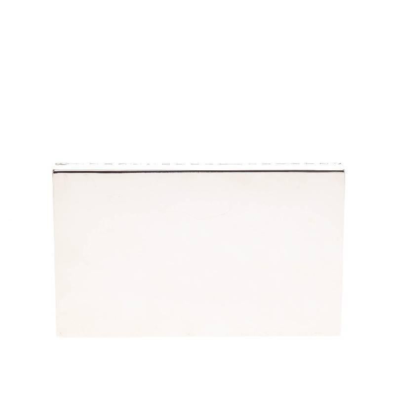 Victoria Beckham Box Clutch Geometric Patent  In Good Condition In NY, NY