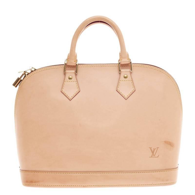 Louis Vuitton Alma Limited Edition Vachetta Leather PM at 1stdibs
