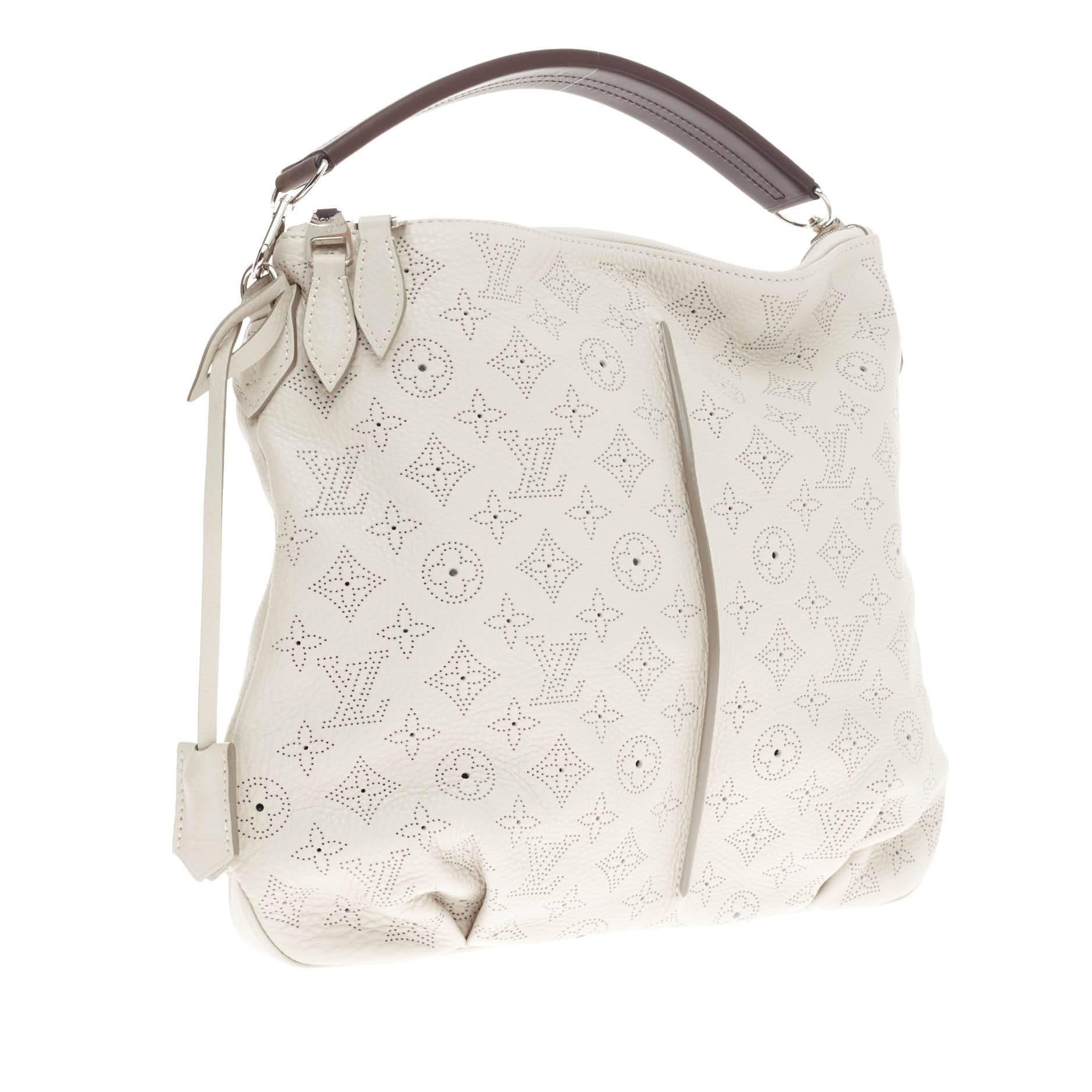 louis vuitton perforated leather handbag