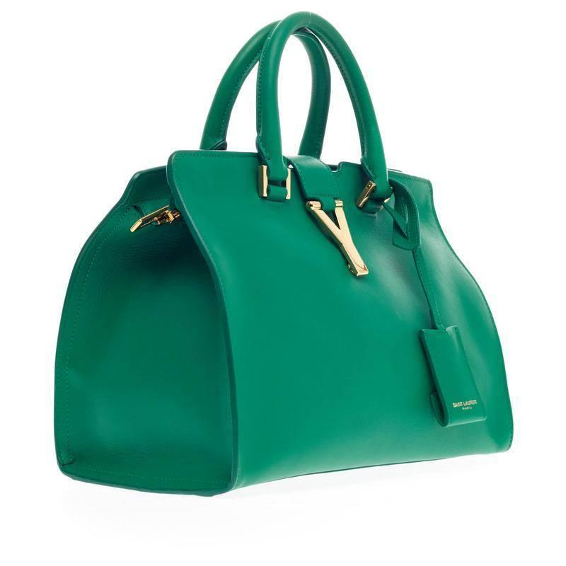 Saint Laurent Classic Y Cabas Leather Small In Good Condition In NY, NY
