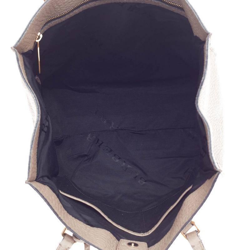 Burberry Woodbury Tote Heritage Piel Granulada Mediana 1