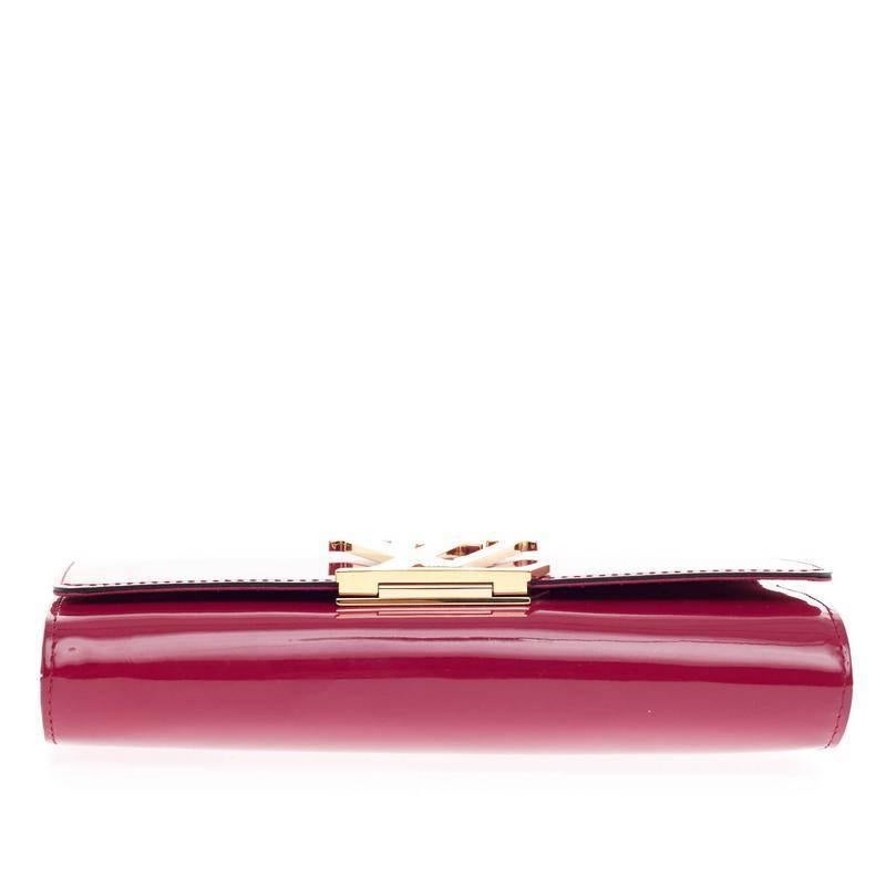 Women's Louis Vuitton Louise Clutch Patent MM