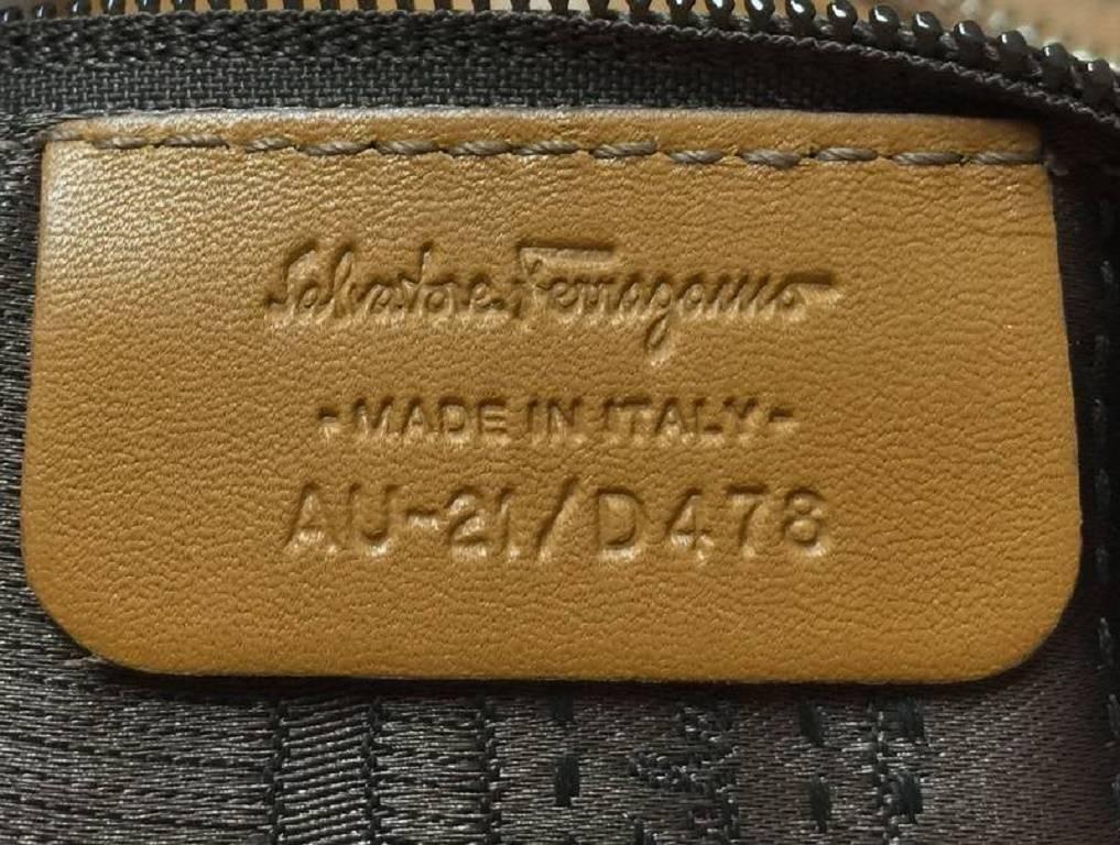 Salvatore Ferragamo W Chain Tote Leather Large 3