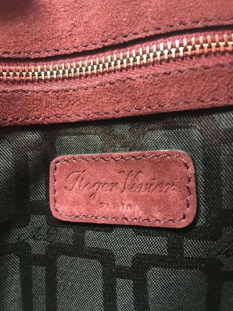 Women's Roger Vivier Metro Shoulder Bag Suede
