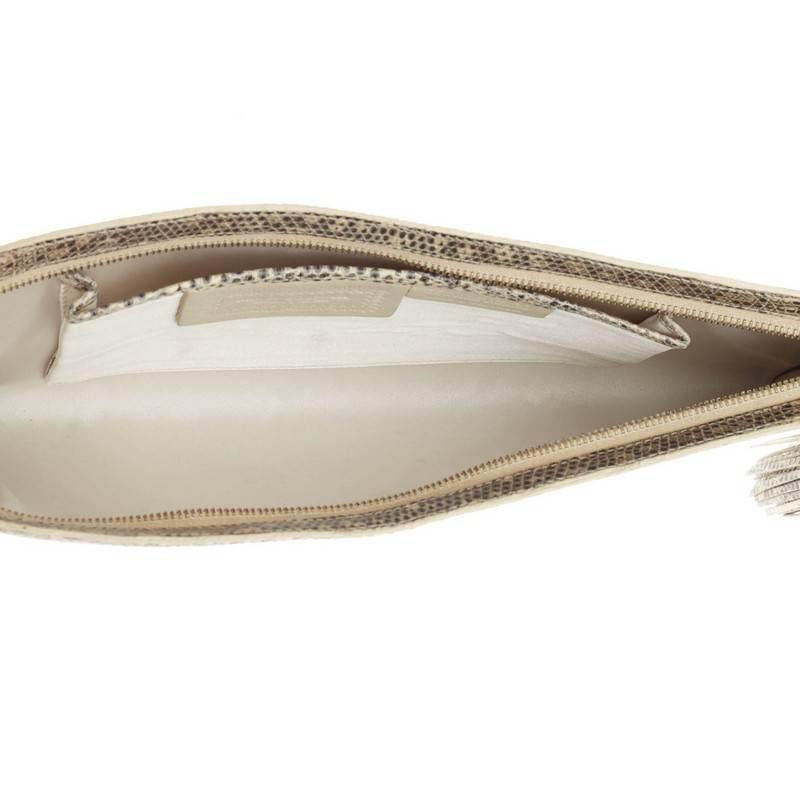 Nancy Gonzalez Clutch Lizard Long 2