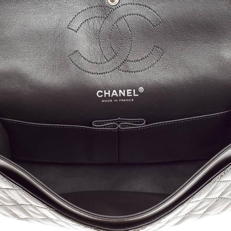 Chanel Classic Double Flap Quilted Patent Medium 3