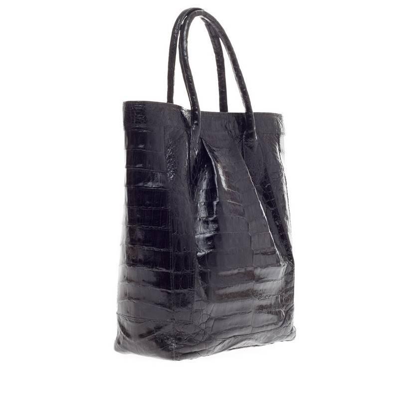 Nancy Gonzalez Tote Crocodile Tall In Good Condition In NY, NY