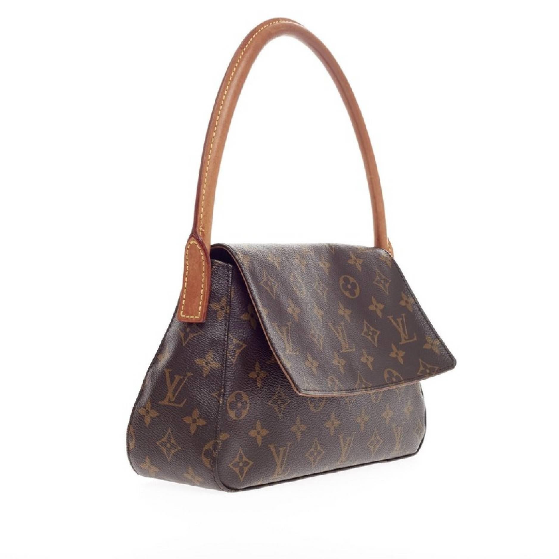Louis Vuitton Looping Monogram Canvas Mini   In Good Condition In NY, NY