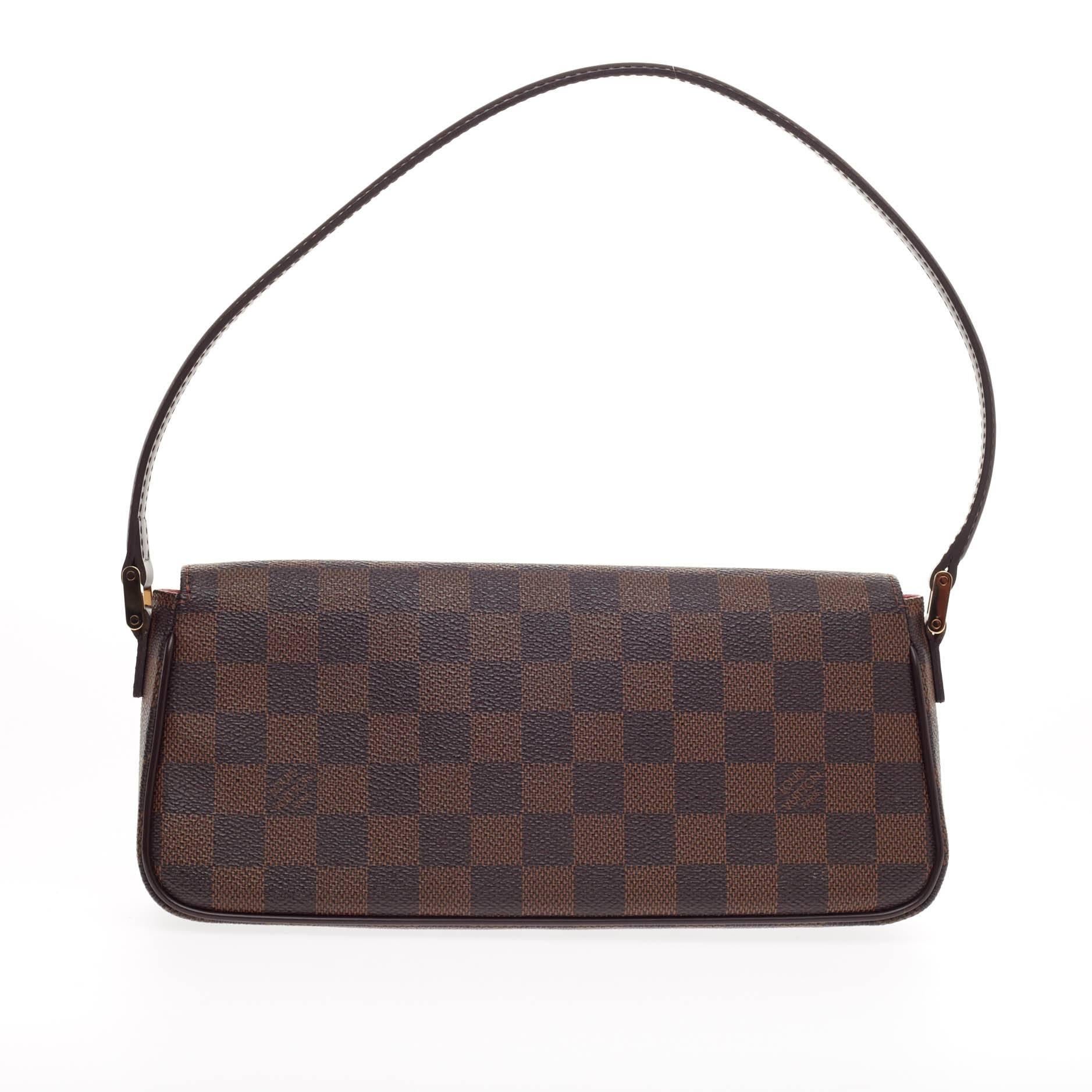 Women's Louis Vuitton Recoleta Damier