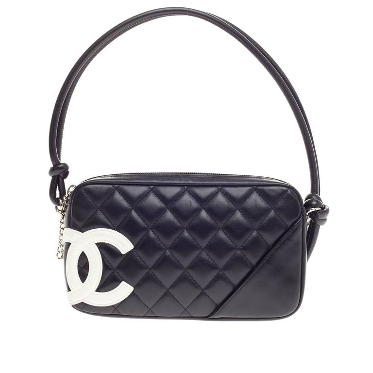 Chanel Ligne Cambon Pochette - Black Shoulder Bags, Handbags