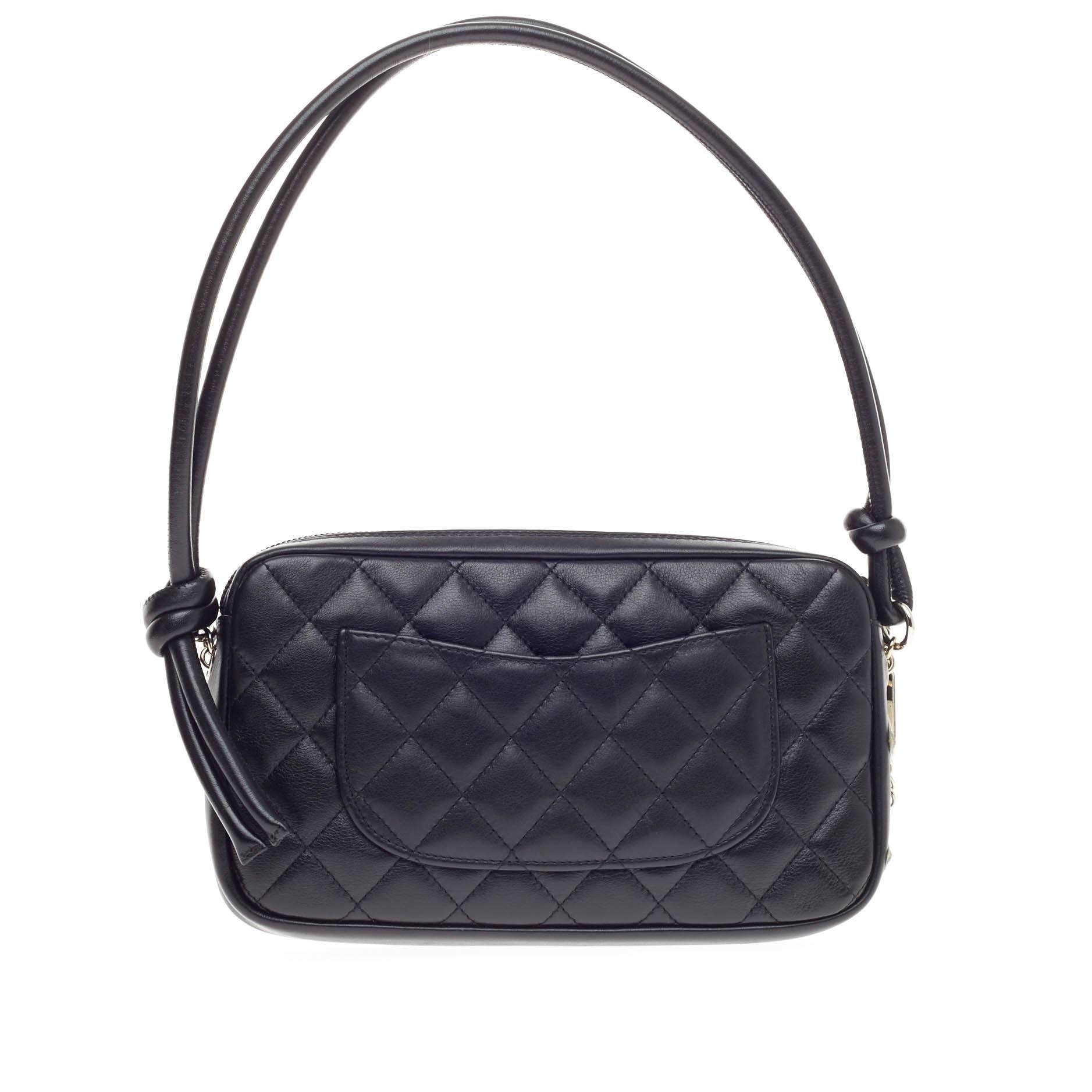 Women's Chanel Cambon Pochette Quilted Leather