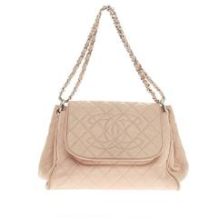 Chanel Timeless Accordion Flap Quilted Caviar