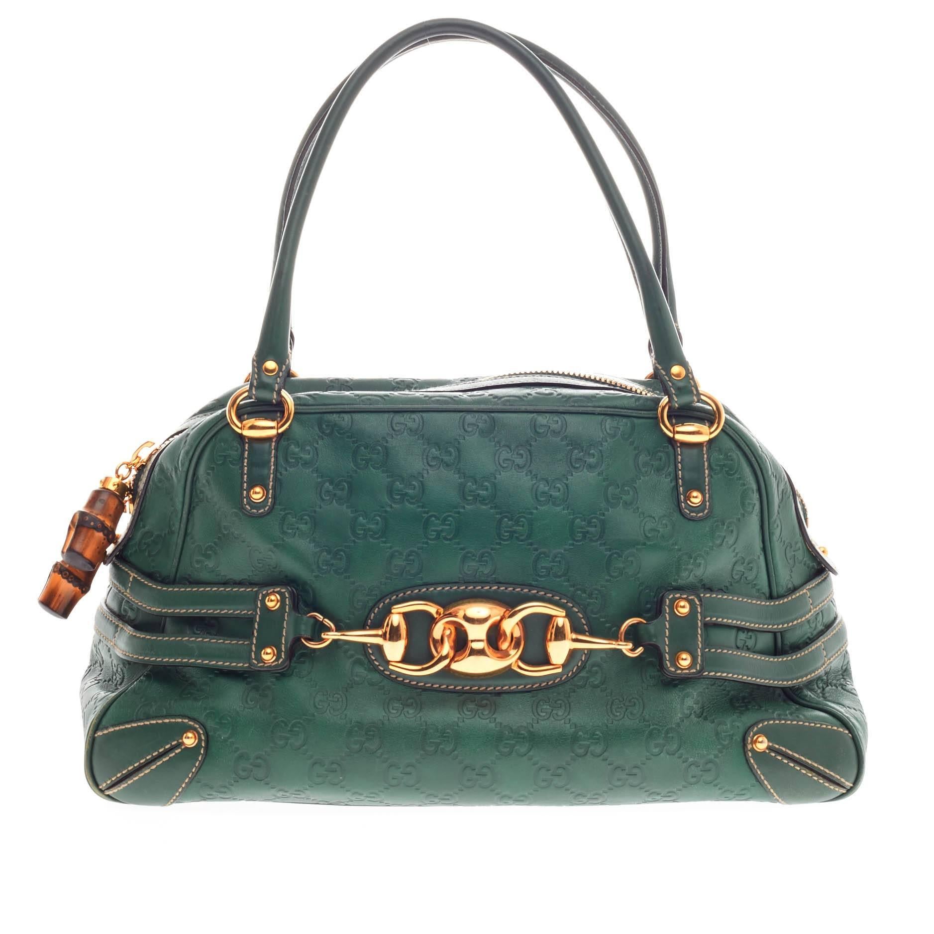 Gucci Wave Boston Bag Guccissima Leather Medium