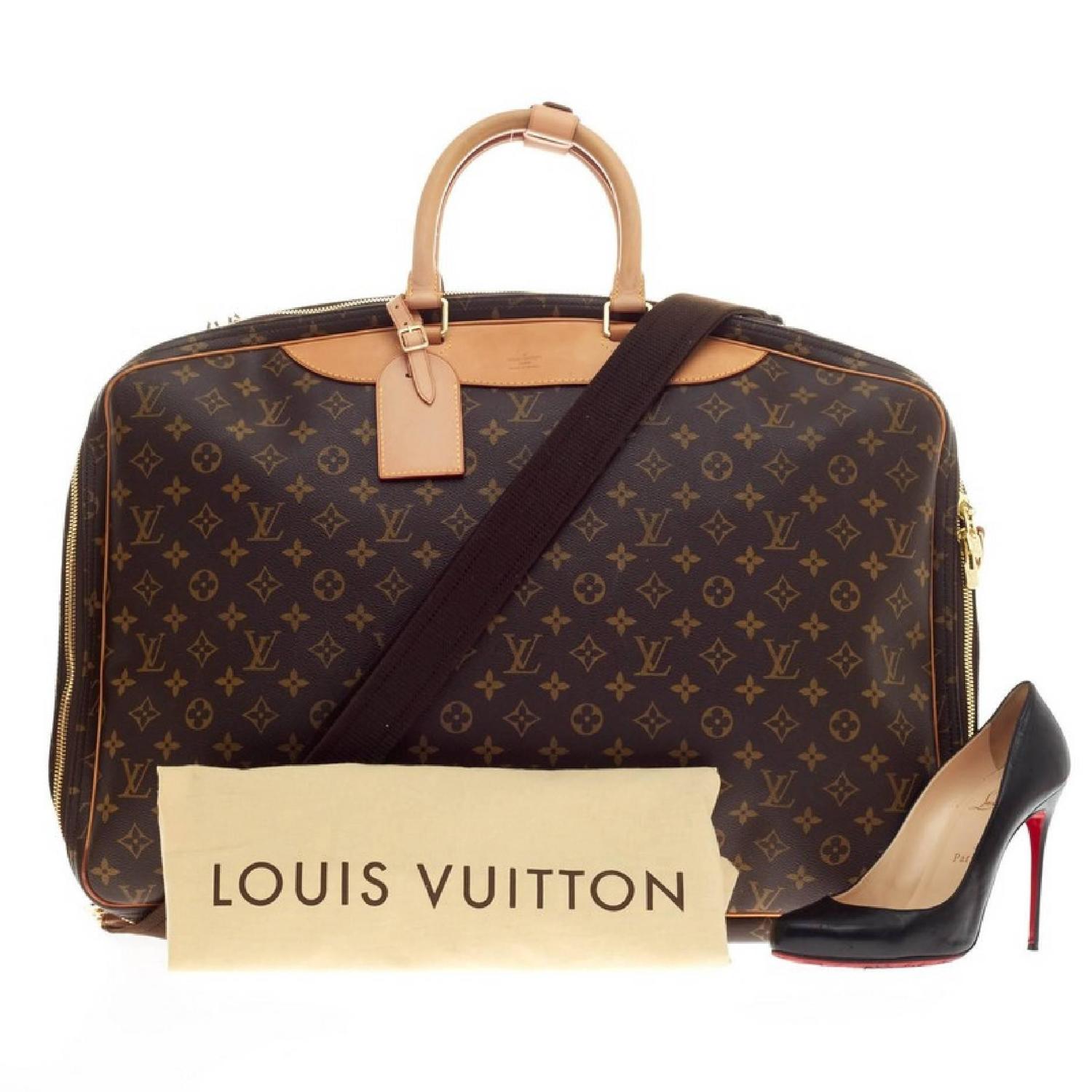 Louis Vuitton Alize Travel Bag Monogram Canvas 2 Poches at 1stdibs