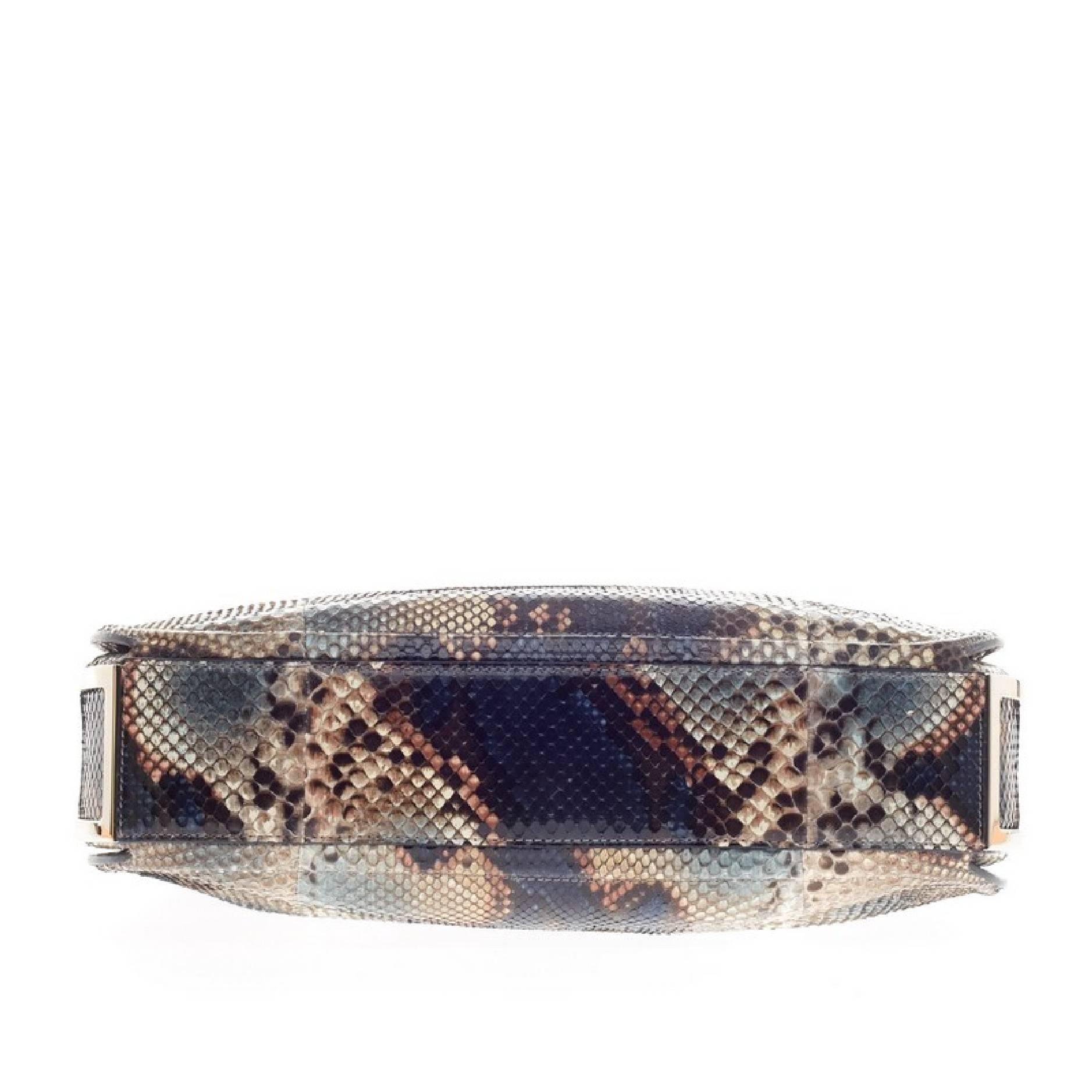 Women's Salvatore Ferragamo Kittie Hobo Python
