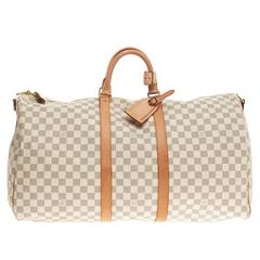 Louis Vuitton Damier Graphite Keepall Bandoulière 55 For Sale at